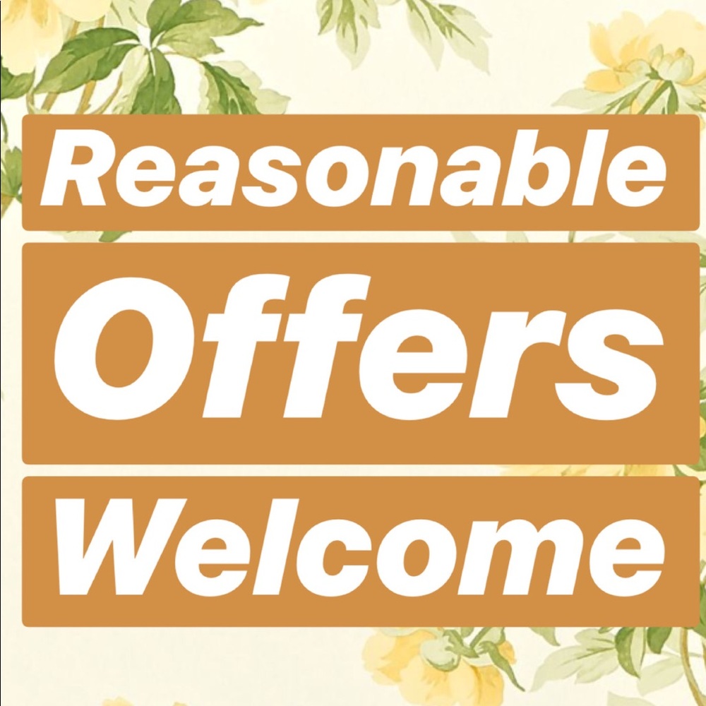 Offers are welcome!